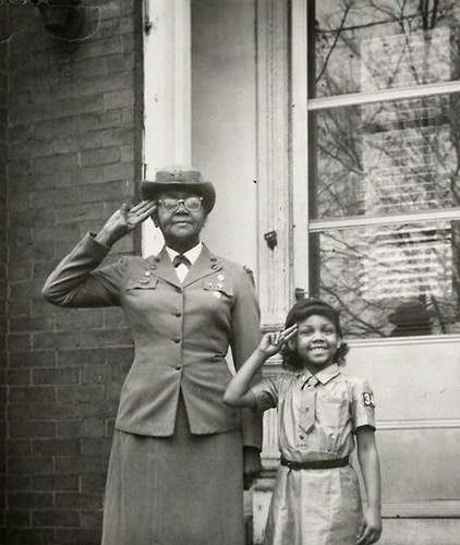 IN THE ARTS:  First African American Girl Scout Troop Leader and Her Granddaughter