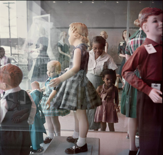 IN THE ARTS: Ondria Tanner and Her Grandmother Window Shopping, 1956