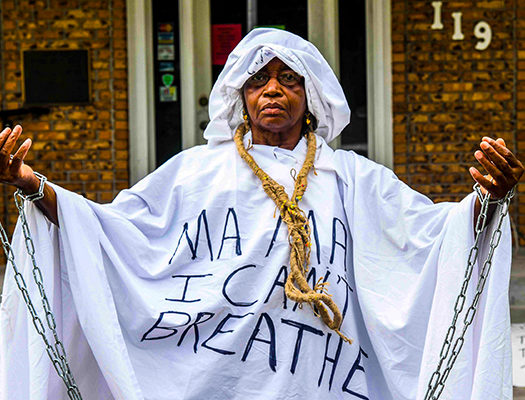 IN THE NEWS: PROTESTOR LORRAINE BATES “AS LONG AS I’VE GOT MY HEALTH AND MY STRENGTH, I’LL BE OUT HERE EVERY DAY.”